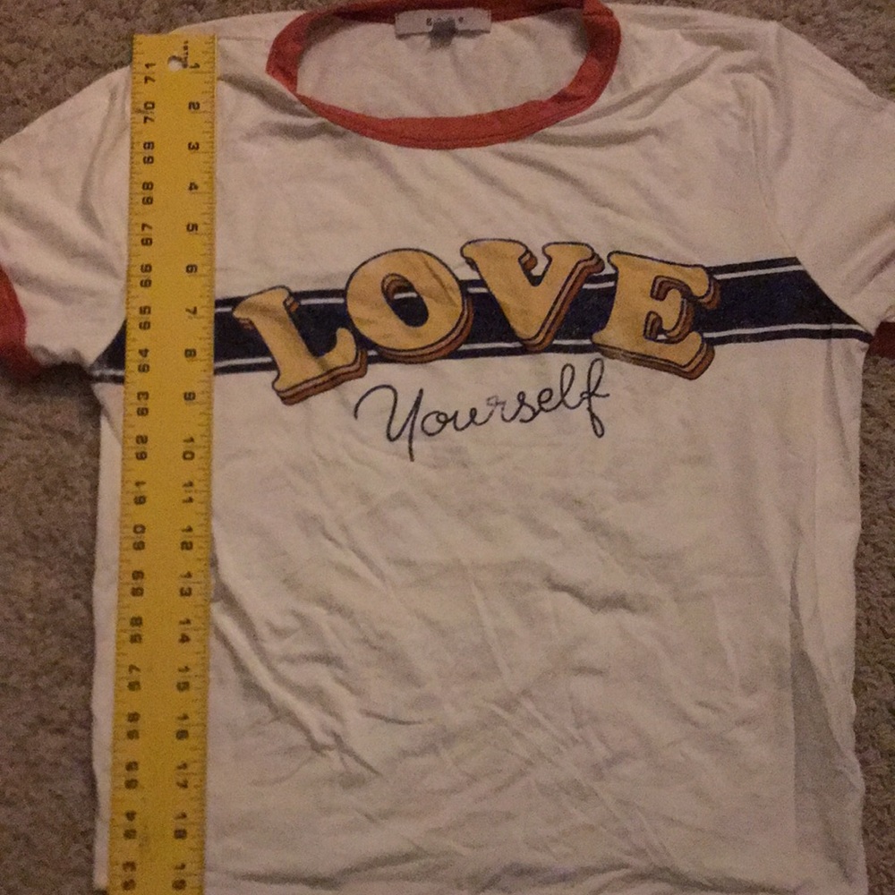 love yourself shirt WITH MATCHING SCHRUNCY!!!
